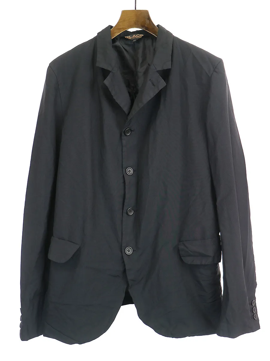 COMME des GARCONS ブラック コムデギャルソン 19AW ポリエステル4Bジャケット