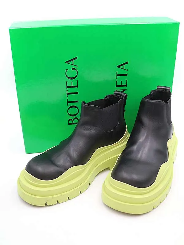 BOTTEGA VENETA ボッテガヴェネタ タイヤ サイドゴアレザーブーツ