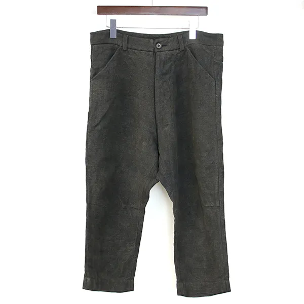 BIEK VERSTAPPEN ビークファースタッペン 19SS Bou Trousers リネンクロップドパンツ