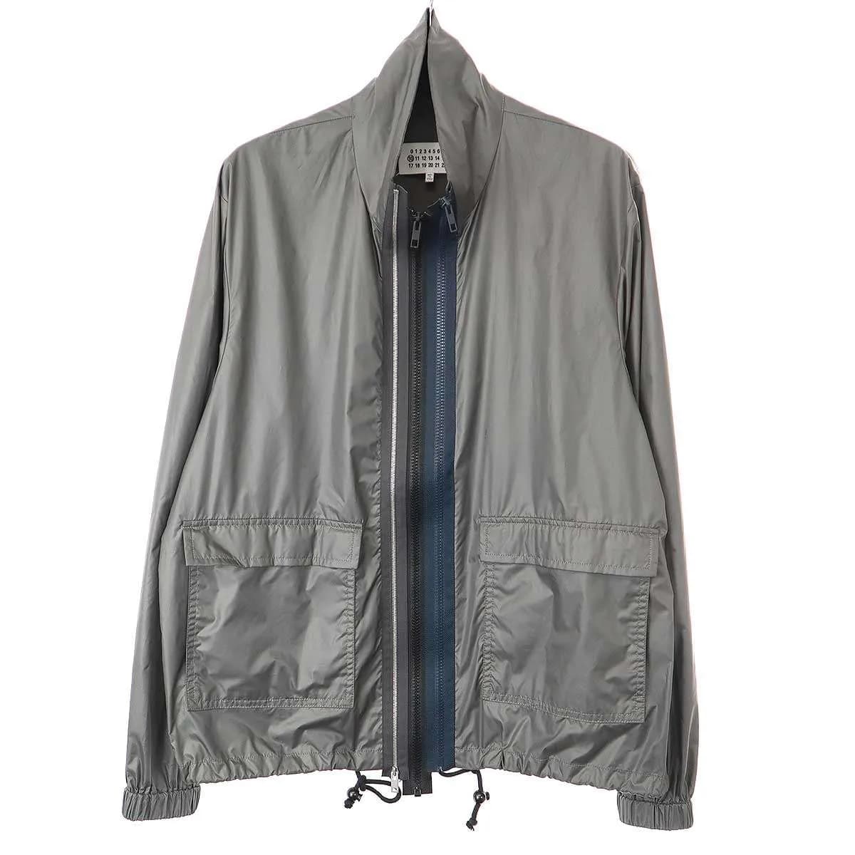 Maison Margiela メゾン マルジェラ 17AW トリプルジップアップナイロンジャケット S50AM0306 グレー系 46 【中古】 ITH8X3AVY5VK
