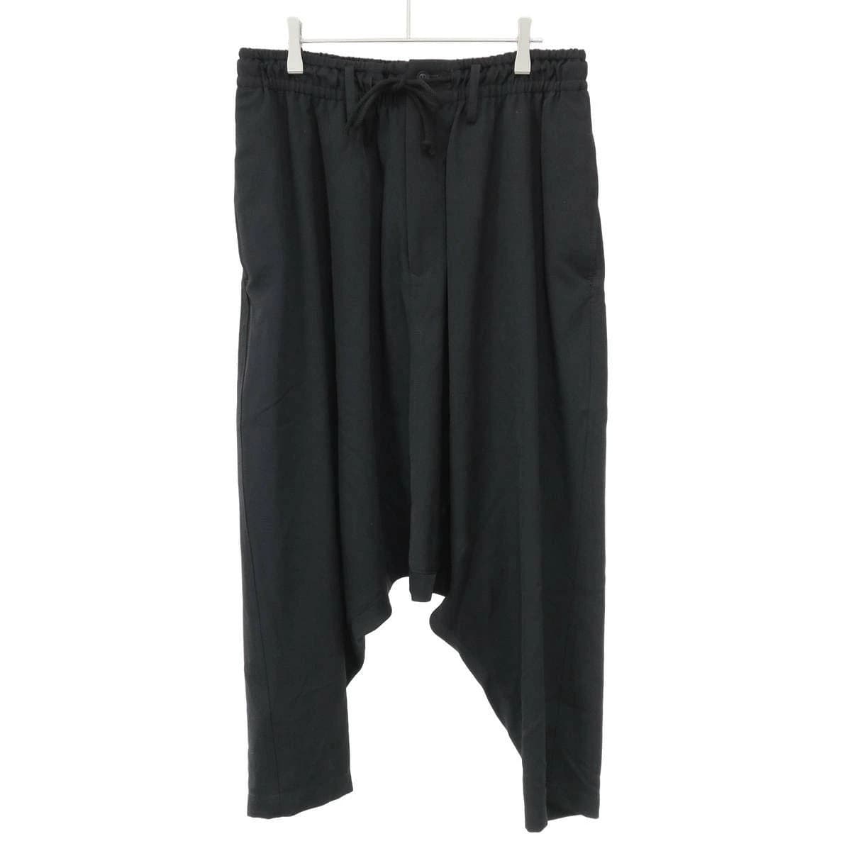 Yohji Yamamoto ヨウジヤマモト プールオム 25AW WOOL GABARDINE SAROUEL PANTS ウールギャバジン サルエルパンツ HM-P04-100