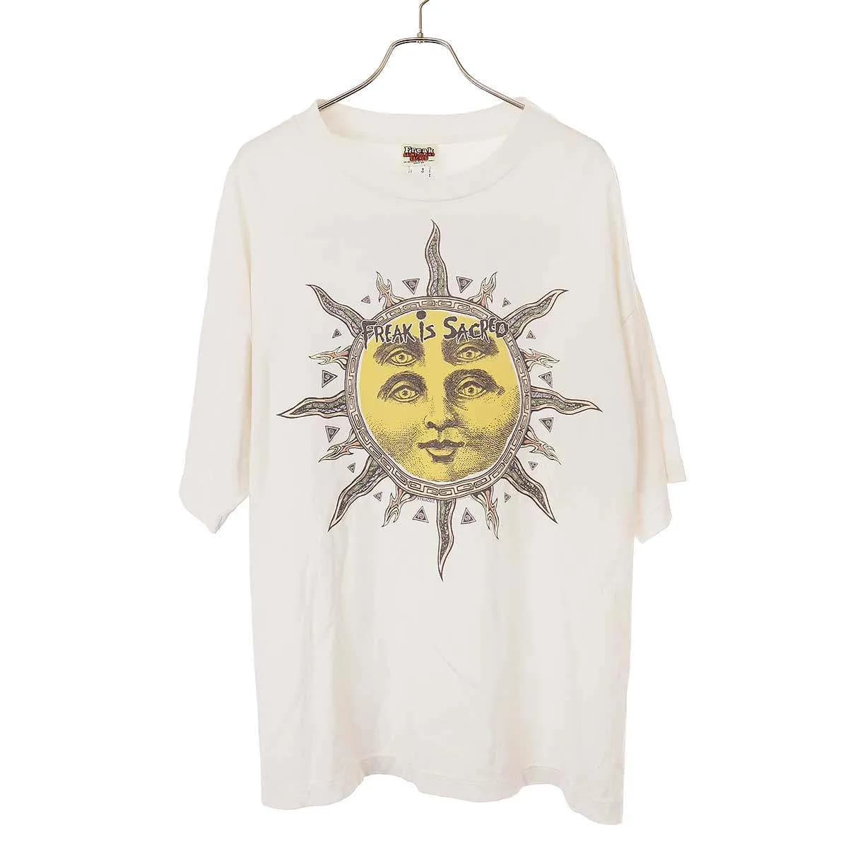 SAINT MICHAEL セントマイケル 24AW CP_SS TEE/SUN/WHITE Tシャツ SM-YS1-0000-C02