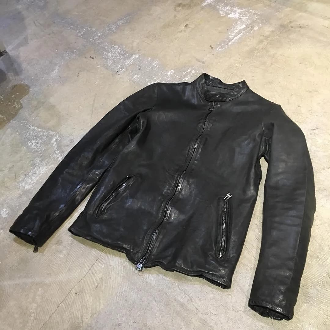 ISAMU KATAYAMA BACKLASH ISAMU KATAYAMA BACKLASH 18SS Leather Jacket