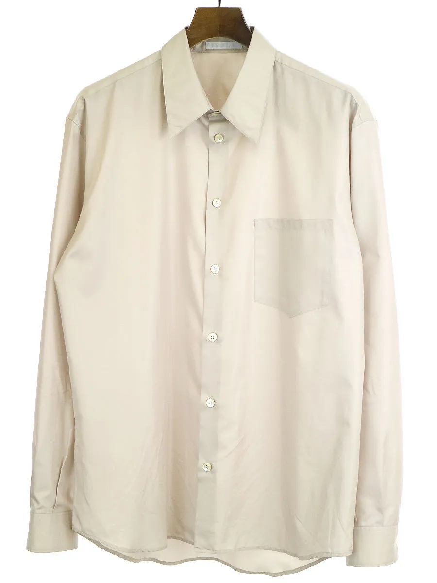 HELMUT LANG ヘルムート ラング ポリエステル長袖シャツ