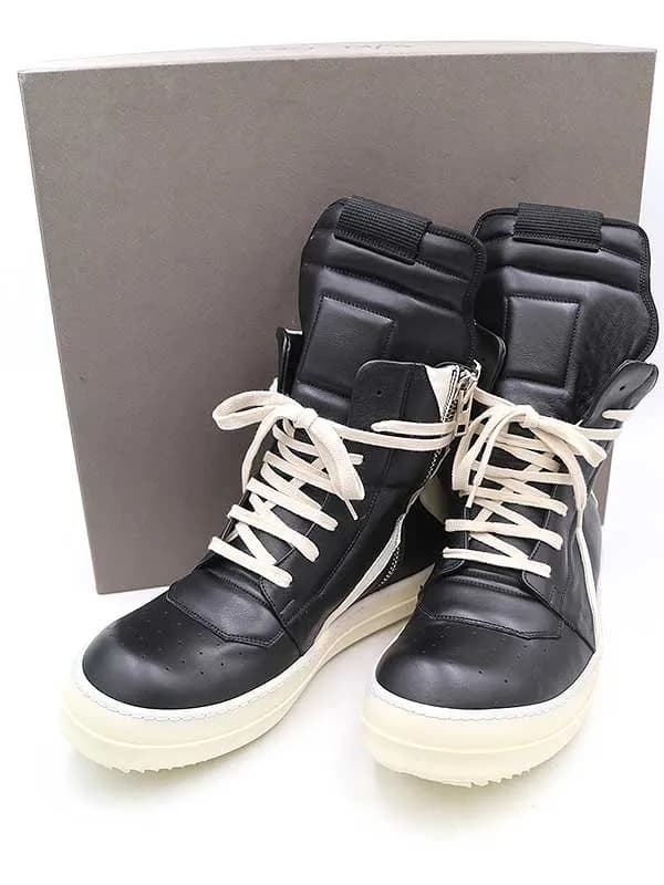 Rick Owens リックオウエンス 14SS GEOBASKET ジオバスケット レザースニーカー