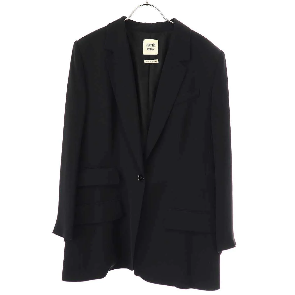 HERMES エルメス 1Bシルクテーラードジャケット
