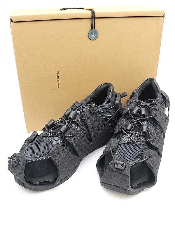 Hender Scheme エンダースキーマ 20AW moor 2WAYレザーコンビメッシュスニーカー