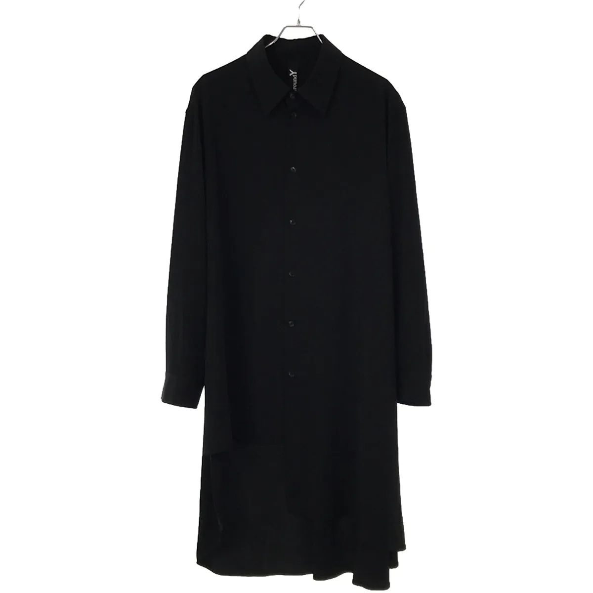 Yohji Yamamoto グラウンド ワイ T/A vintage decyne BIG ASYMMETRIC SHIRT デシンアシンメトリーシャツ