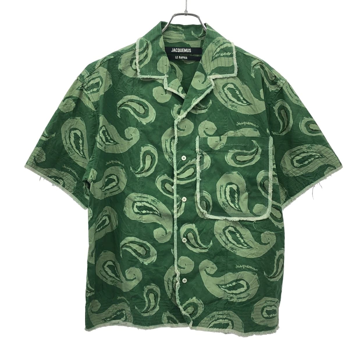 JACQUEMUS ジャックムス 23SS LA CHEMISE ARTI LA CHEMISE ARTICHAUT ショートスリーブシャツ