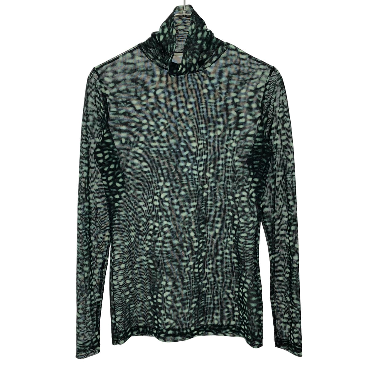 DRIES VAN NOTEN ドリスヴァンノッテン W.K.T.NECK MALAC グラフィックシアーハイネックプルオーバー 855.011159-1619-612