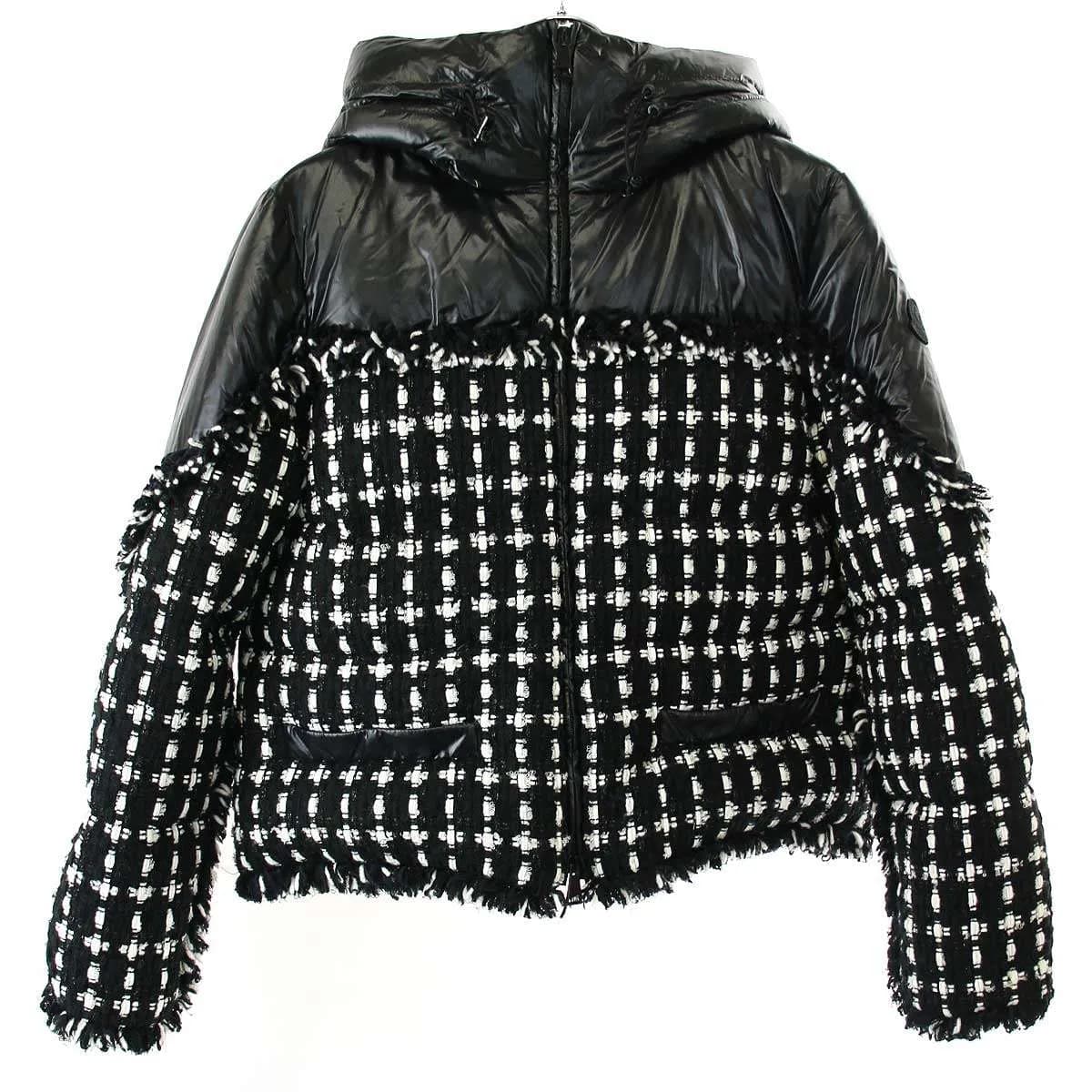 MONCLER モンクレール 21AW GINAVELLE GIUBBOTTO ツイード切替ダウンジャケット G20931A00052 595BZ