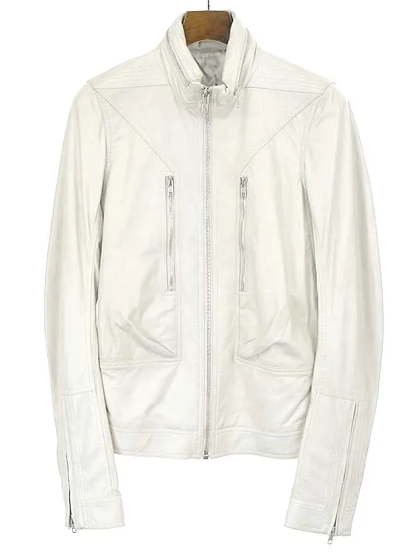 Rick Owens リックオウエンス 14SS ラムレザーフーデッドライダースジャケット