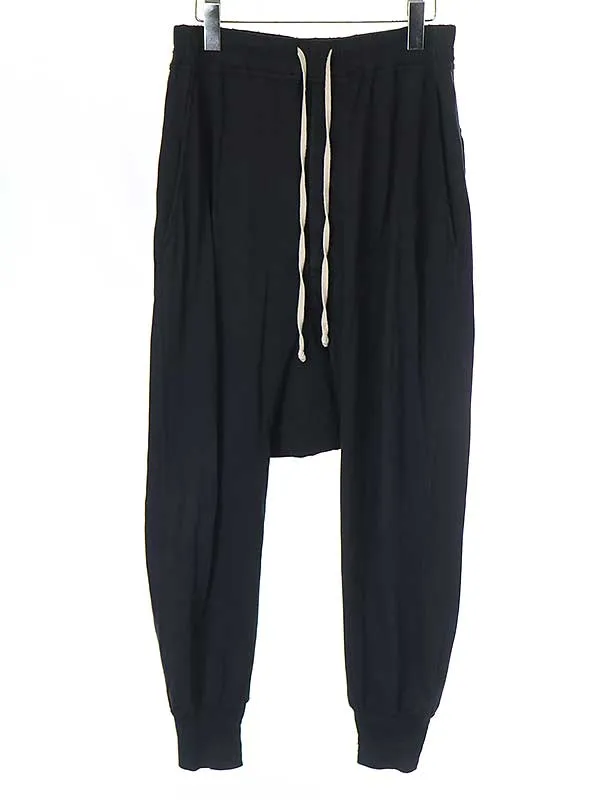 Rick Owens ダークシャドウ バイ リックオウエンス 19SS PRISONNER DRAWSTRING コットンジャージーサルエルパンツ