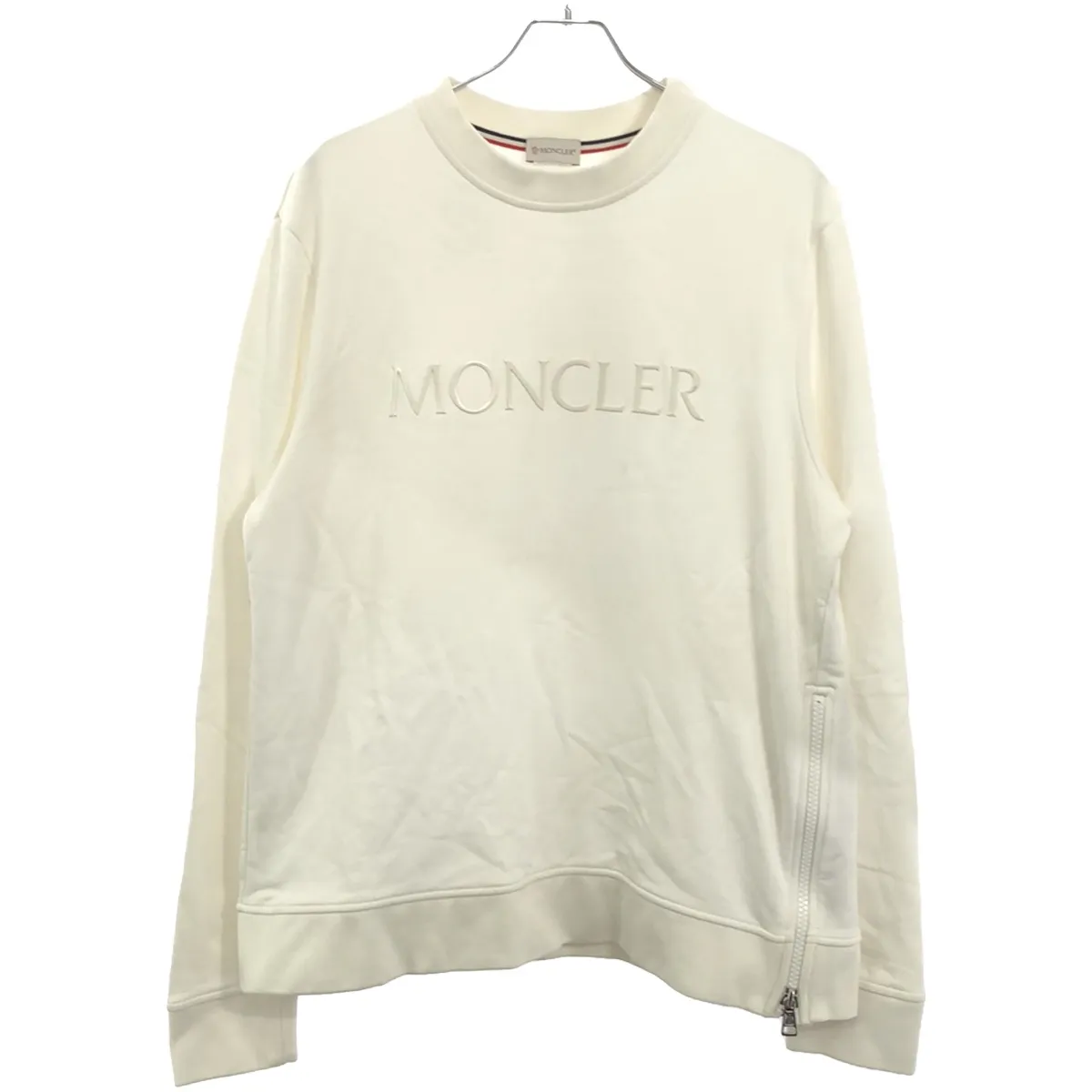MONCLER モンクレール MAGLIA GIROCOLLO ラバーロゴスウェットトレーナー