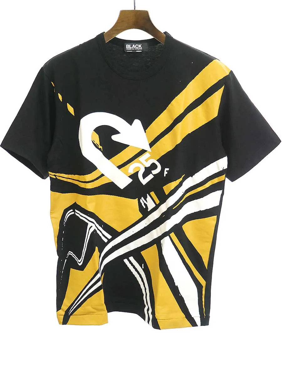 COMME des GARCONS ブラック コムデギャルソン 20SS グラフィックTシャツ