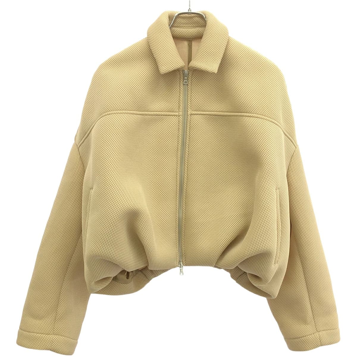 DRIES VAN NOTEN ドリスヴァンノッテン 23SS Vesto Gathered ジップアップメッシュブルゾン