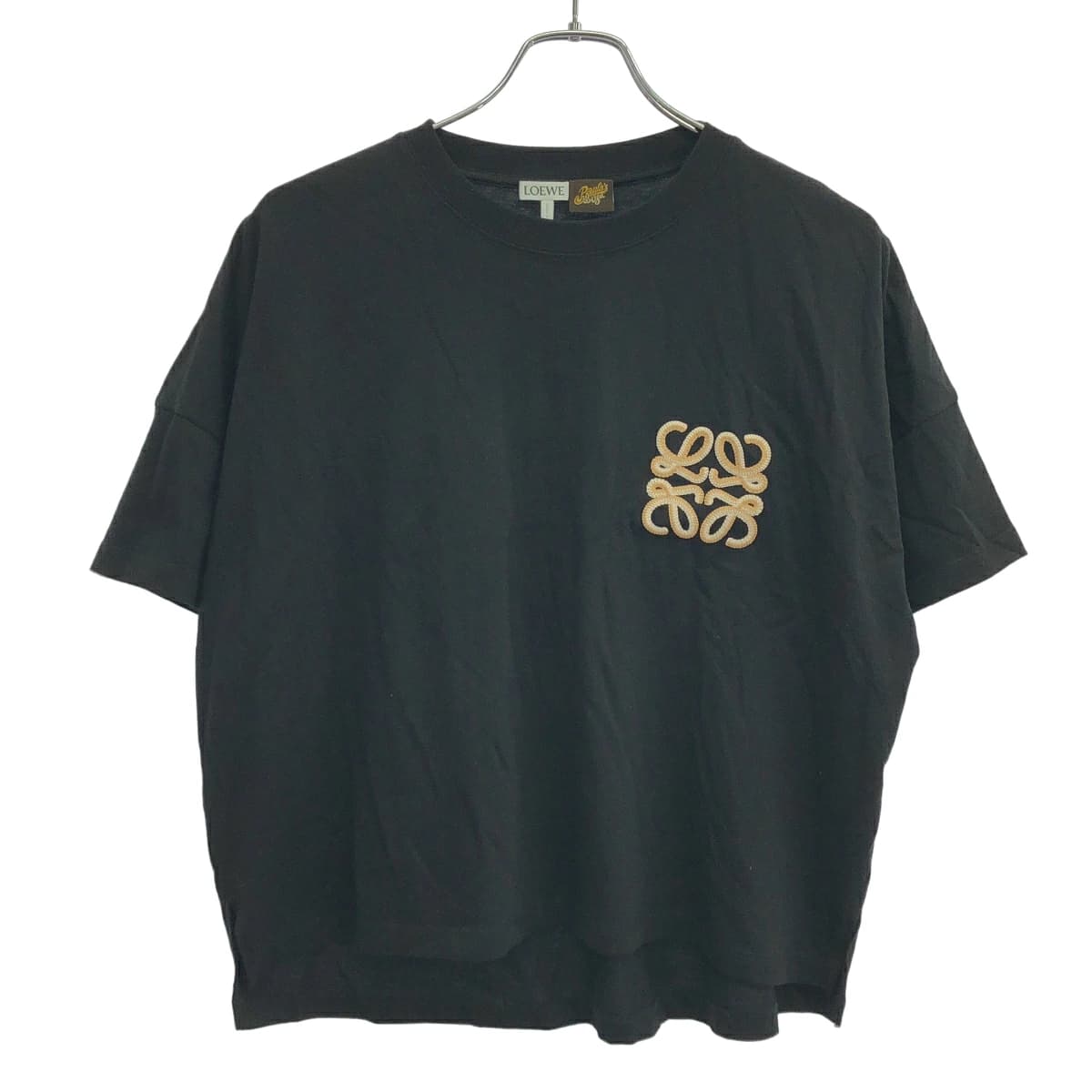 LOEWE ロエベ パウラズ・イビザ クロシェ エンブロイダリー ボクシーフィットTシャツ S616Y22X87