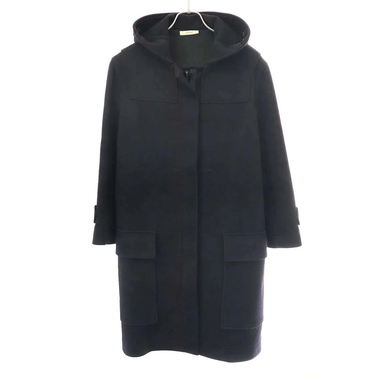 CELINE セリーヌ by Phoebe Philo カシミヤウール フーデッドコート