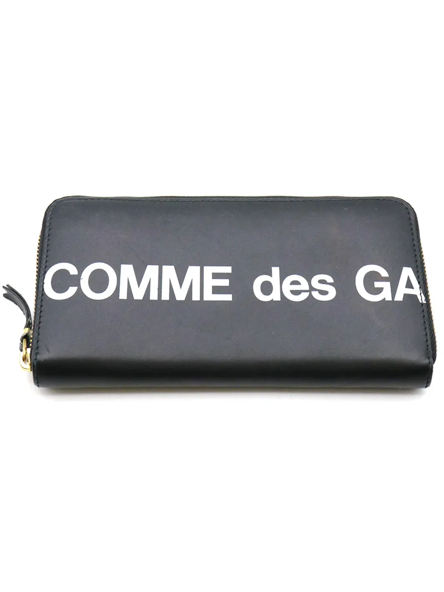 COMME des GARCONS コムデギャルソン HUGE LOGO LEATHER WALLET SA 0111HL ロングレザーウォレット