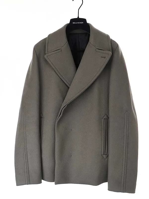 BALENCIAGA バレンシアガ 15AW メルトンウールPコート