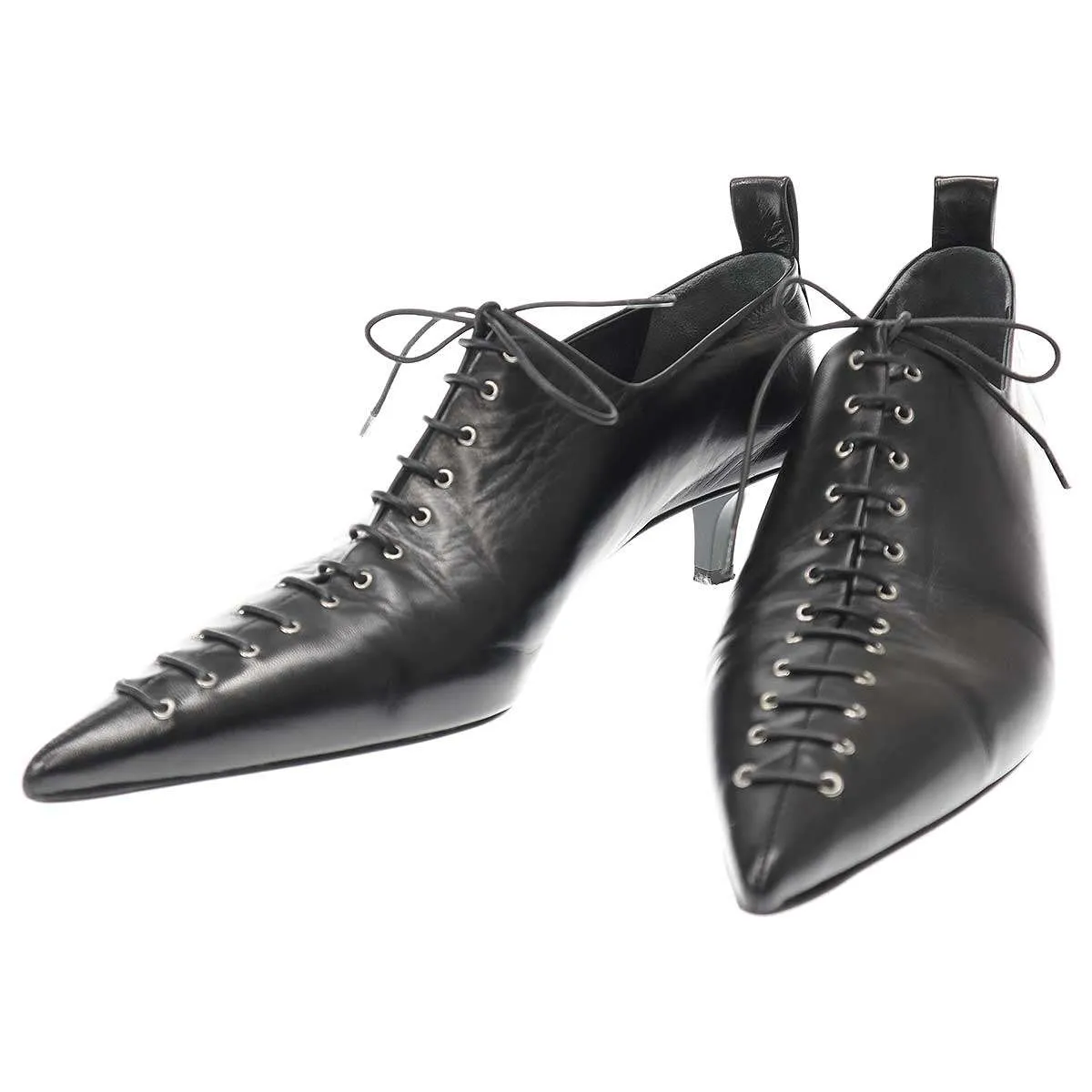 JIL SANDER ジルサンダー レースアップ ポインテッドトゥシューズ
