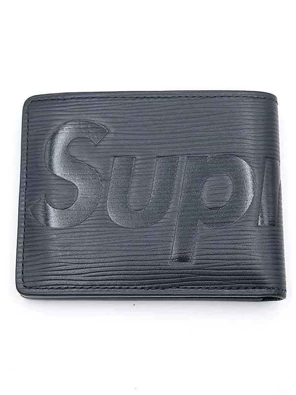 Supreme シュプリーム×ルイヴィトン 17AW エピ ポルトフォイユスレンダー 二つ折り財布 M67718
