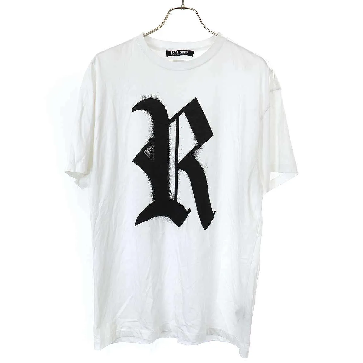 RAF SIMONS ラフシモンズ 23SS RロゴプリントTシャツ 231-120