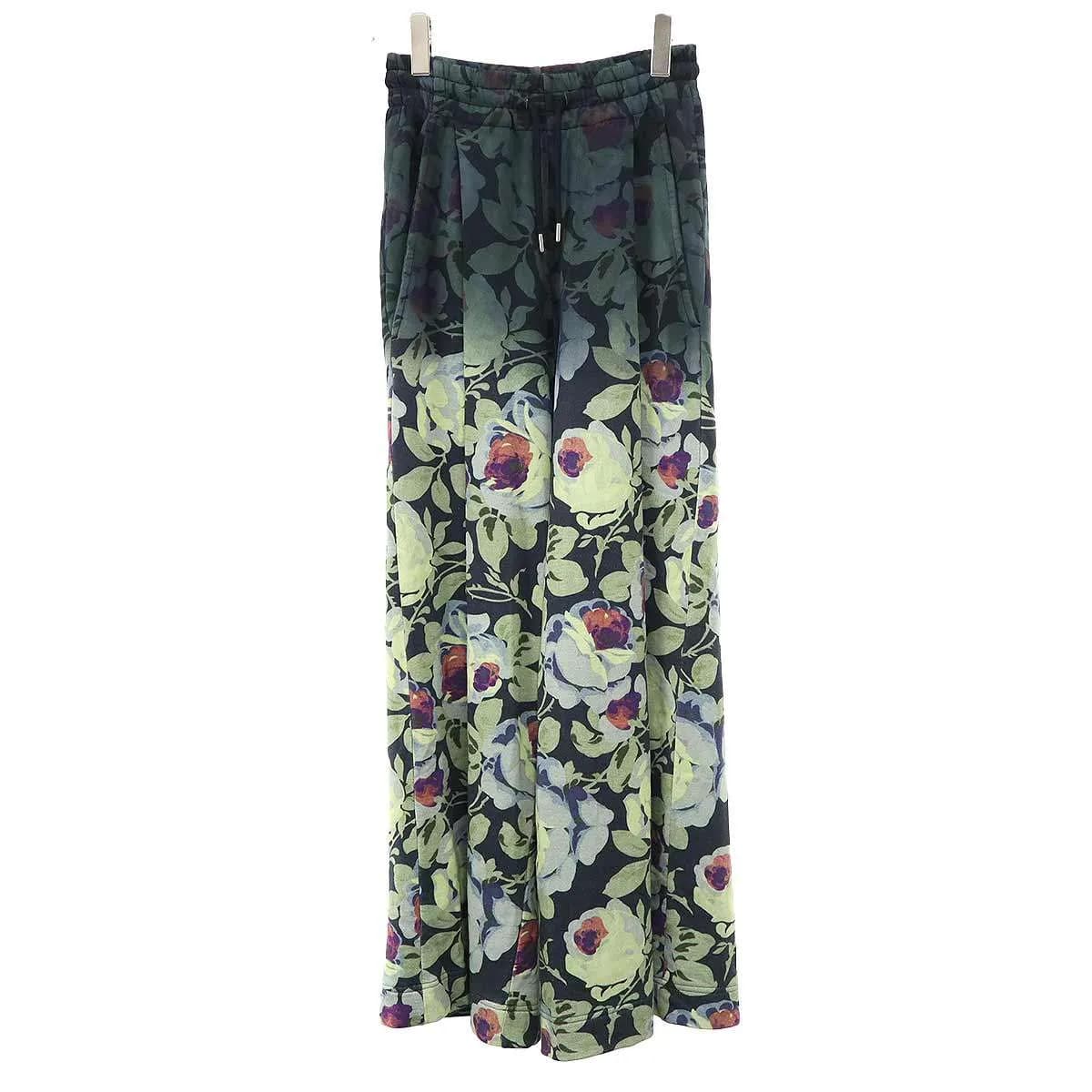 DRIES VAN NOTEN ドリスヴァンノッテン 20SS ボタニカルグラデーション スウェットイージーパンツ