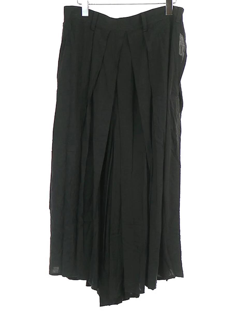 Yohji Yamamoto ヨウジヤマモト プール オム 14AW レーヨン袴パンツ