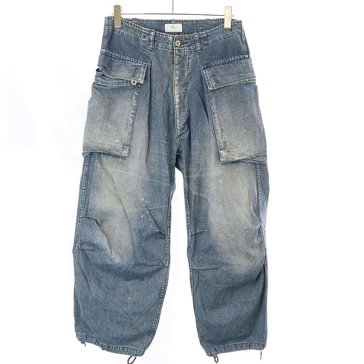 HERILL ヘリル 23SS Nepdenim M44 Trousers ヴィンテージ加工 モンキーデニムパンツ