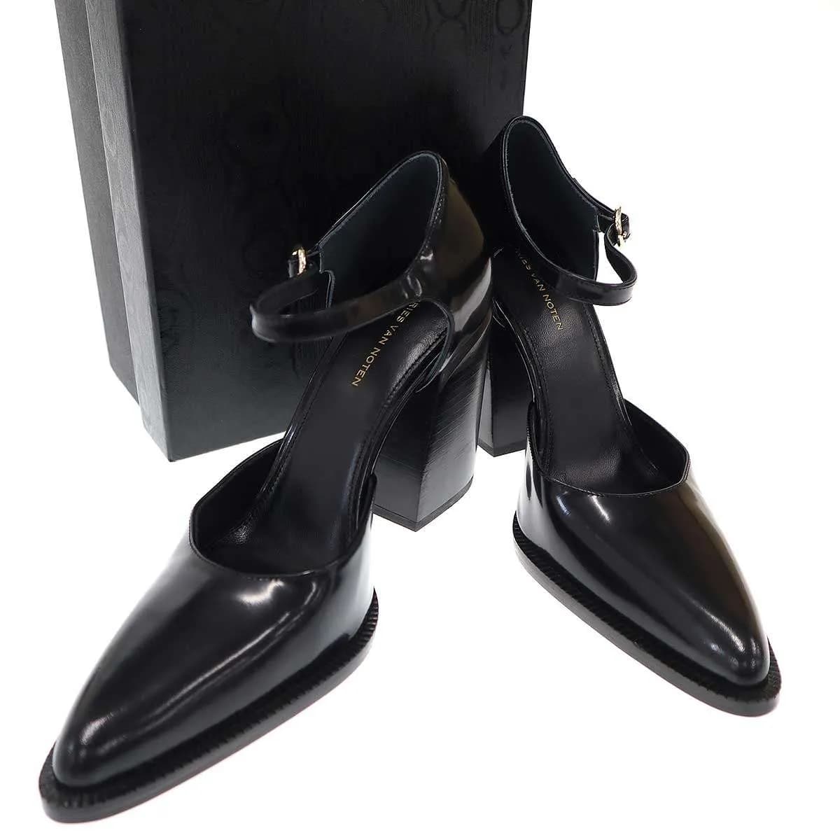 DRIES VAN NOTEN ドリスヴァンノッテン チャッキーヒール ストラップシューズ WW232 940 H95
