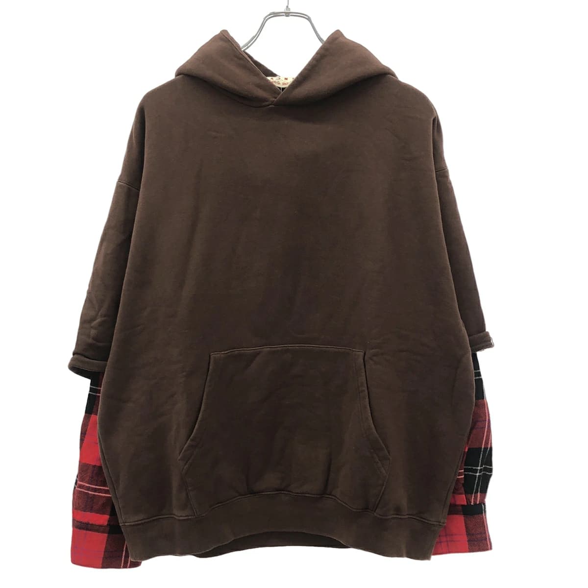MARNI マルニ 22AW シャツレイヤードスウェットプルオーバーパーカー FUMU0110XQ