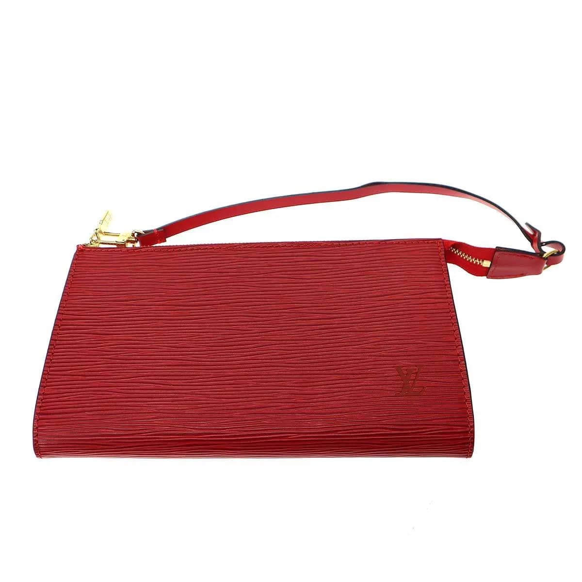LOUIS VUITTON ルイヴィトン エピ ポシェットアクセソワール ポーチ シリアル AR0978