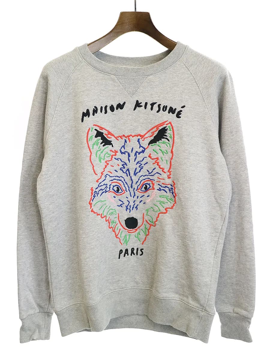 MAISON KITSUNE メゾンキツネ 刺繍スウェット