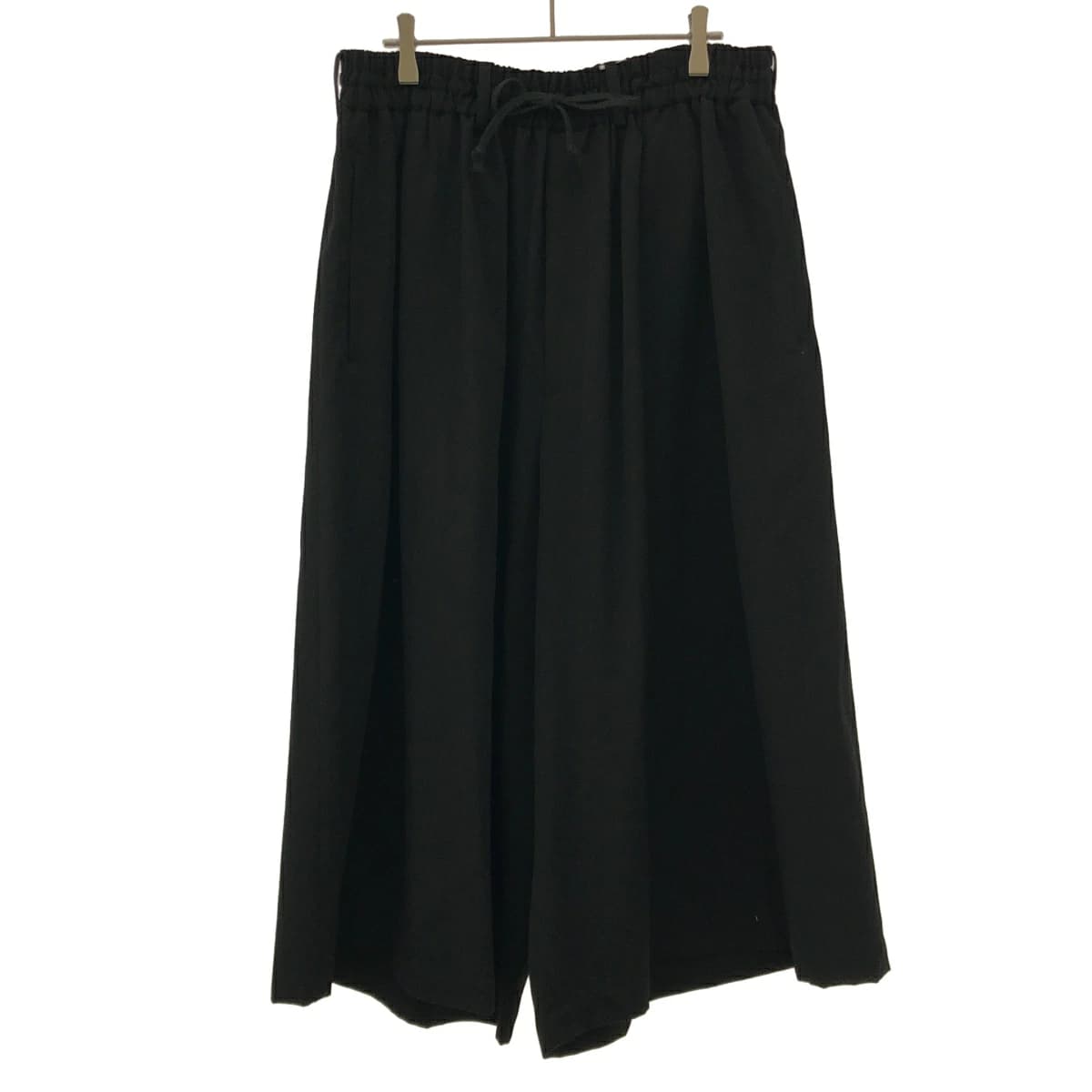 Yohji Yamamoto サイト バイ ヨウジヤマモト 24SS WASHER FINISHED WOOL GABARDINE CULOTTE PANTS ウールギャバジンキュロットパンツ UY-P18-101