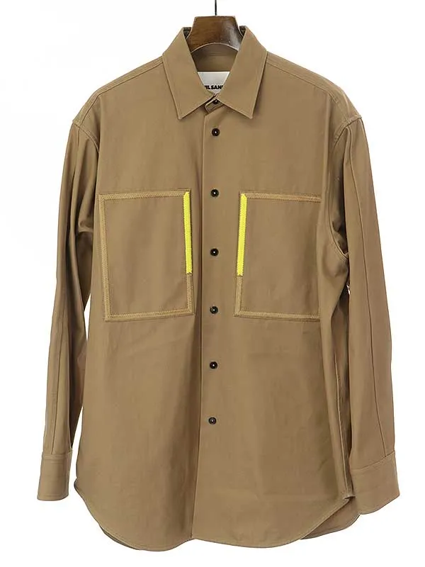 JIL SANDER ジルサンダー 20SS コットンキャンバスオーバーシャツ