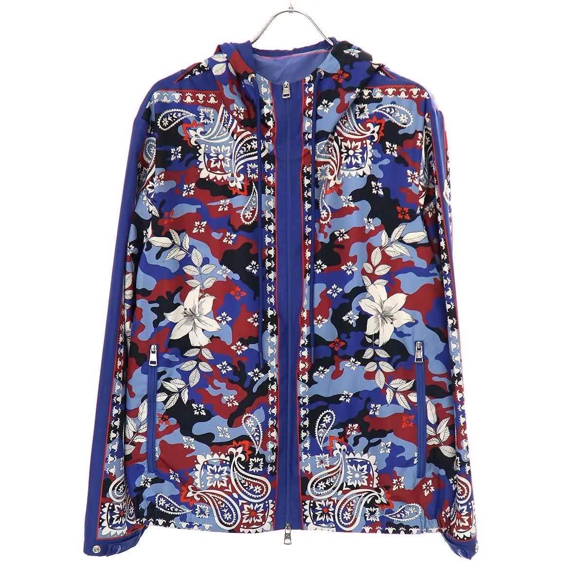 MONCLER モンクレール HOTAY 総柄ナイロンフーデッドジャケット