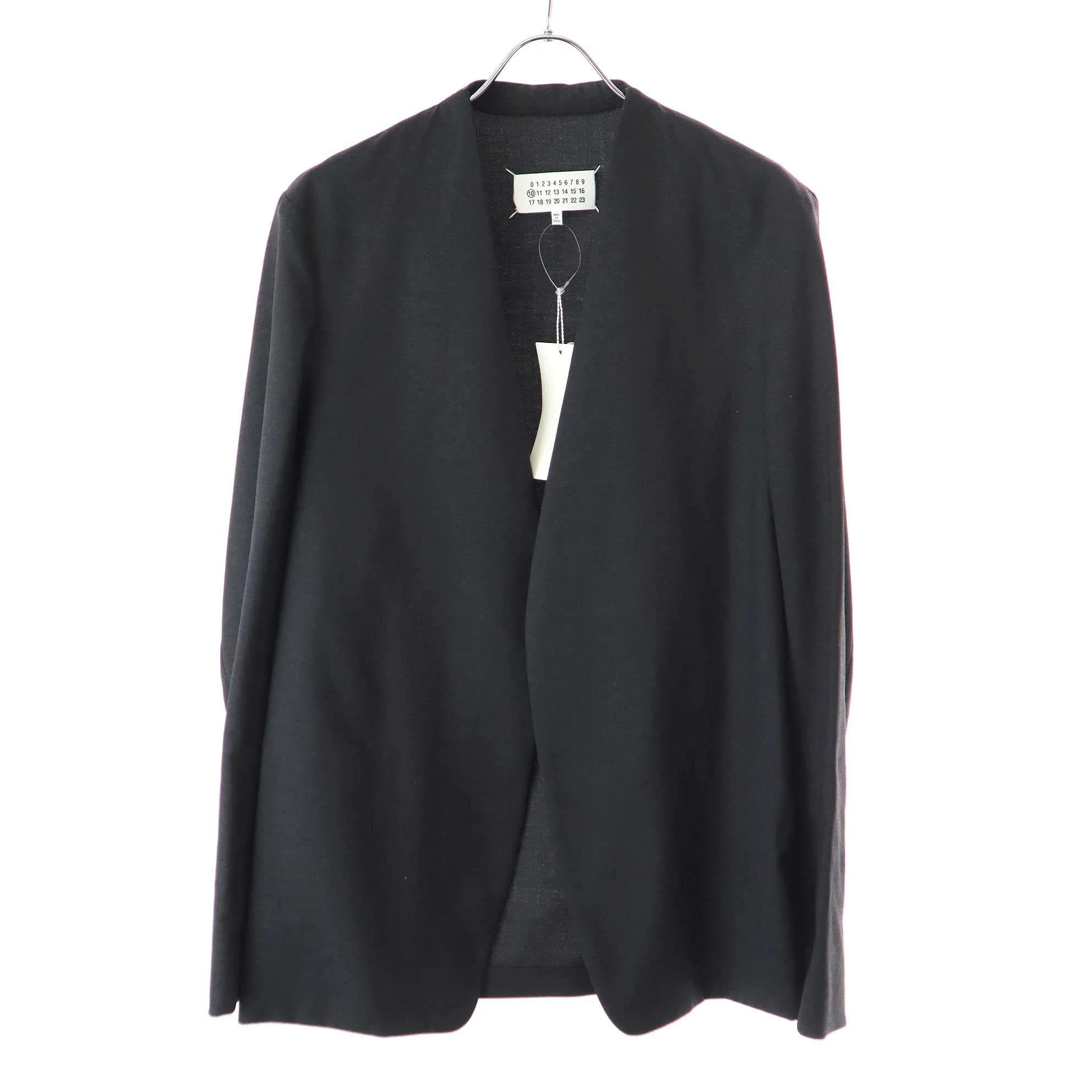Maison Margiela メゾン マルジェラ 18AW カラーレス ノーカラージャケット S50BN0357 S44330