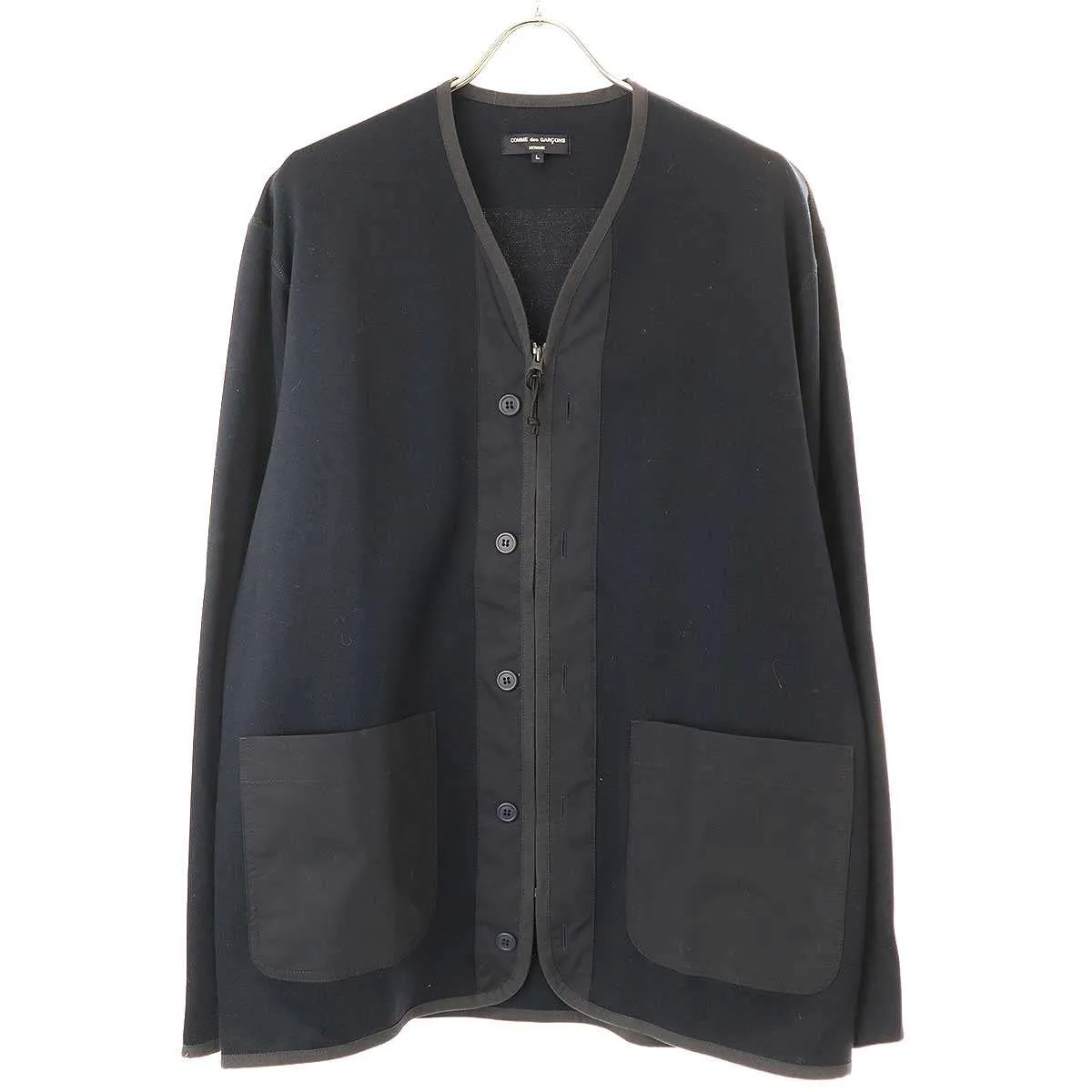 COMME des GARCONS コムデギャルソンオム 22SS コットンダブルフェイス2WAYカーディガン