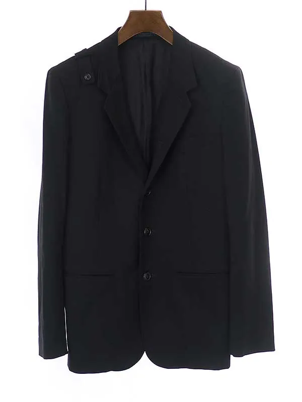 Yohji Yamamoto レギュレーション ヨウジヤマモト メン 17AW 5Bウールギャバジャケット