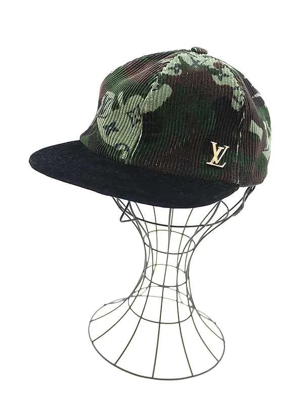 LOUIS VUITTON ルイヴィトン モノグラムイージーカモフラ コーデュロイキャップ MP2723