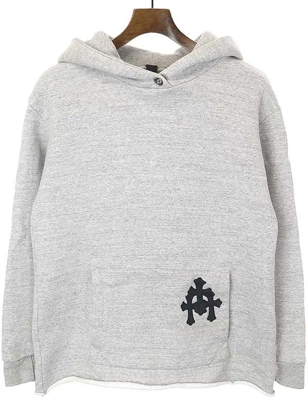 CHROME HEARTS クロムハーツ Y NOT HOODIE セメタリークロスパッチ プルオーバーパーカー
