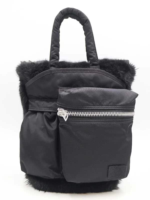 sacai サカイ×ポーター 19AW クリスマス限定 フェイクファー2WAYバッグ
