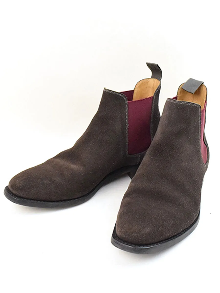 Crockett&Jones クロケット&ジョーンズ BARNEYS NEW YORK別注 CHELSEA 318 サイドゴアスウェードブーツ