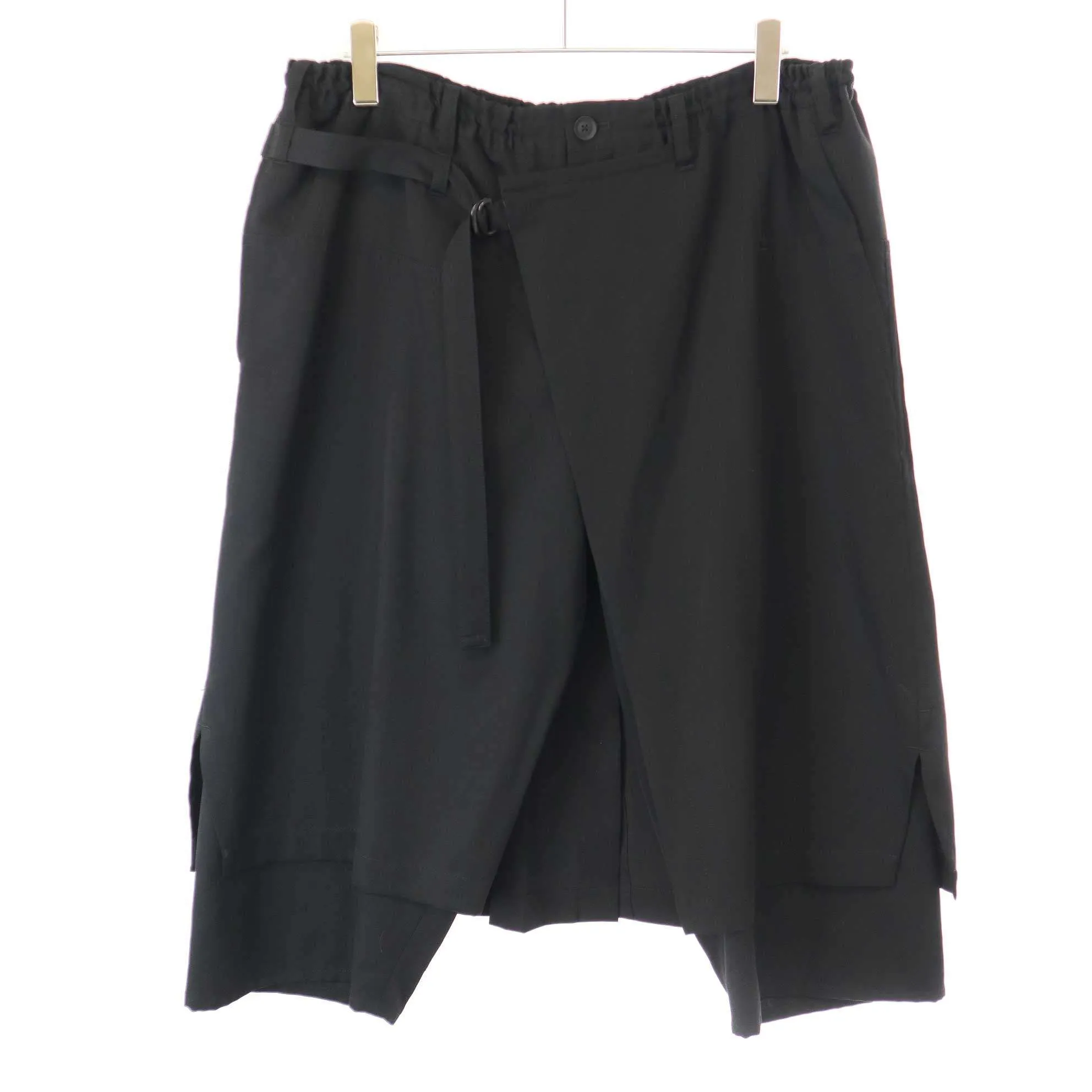 Yohji Yamamoto ヨウジヤマモト プールオム 20SS シワギャバラップパンツ HN-P07-100