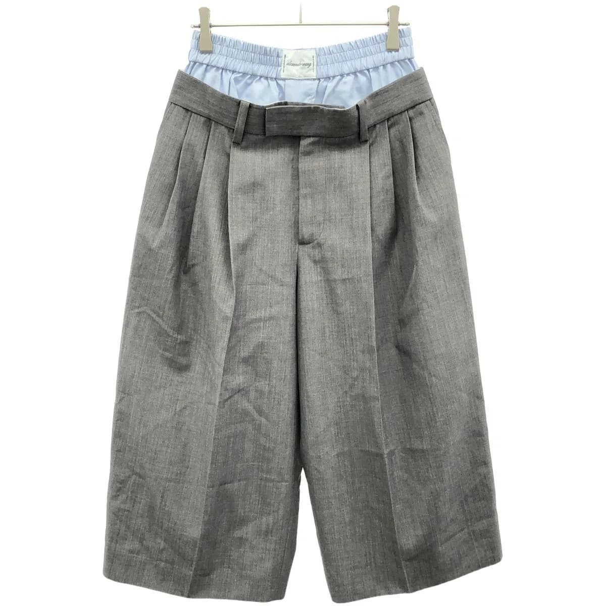 ALEXANDER WANG アレキサンダーワン 23AW レイヤードクロップドパンツ