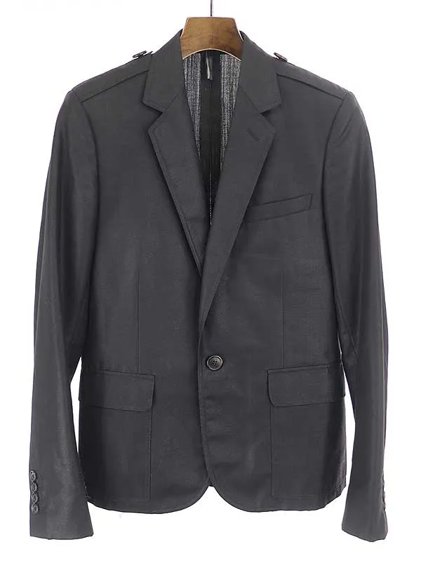 Dior HOMME ディオールオム 07SS ウールポリエステルミリタリージャケット