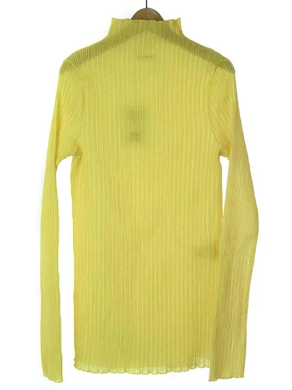 JIL SANDER ジルサンダー 20SS Ribbed jersey top ハイネックリブニットプルオーバー