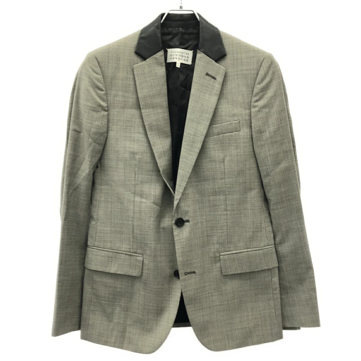 Maison Margiela メゾン マルタン マルジェラ 14 16SS レザーカラーセットアップスーツ