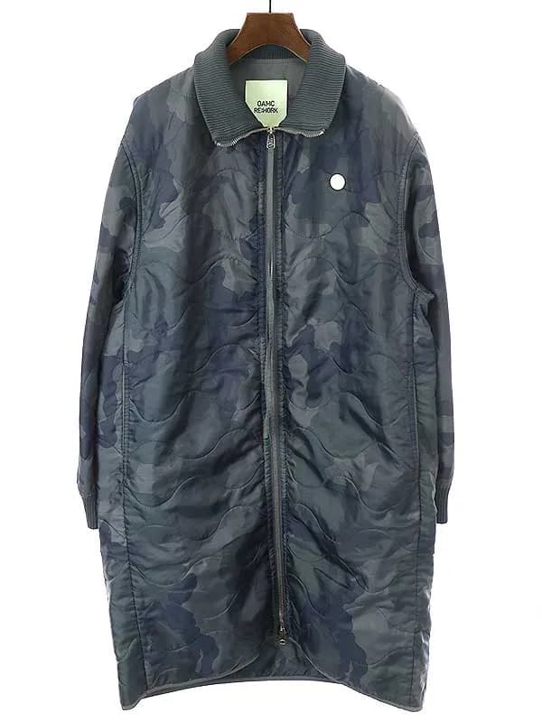 OAMC オーエーエムシー 22AW RE:WORK キルテッドロングコート